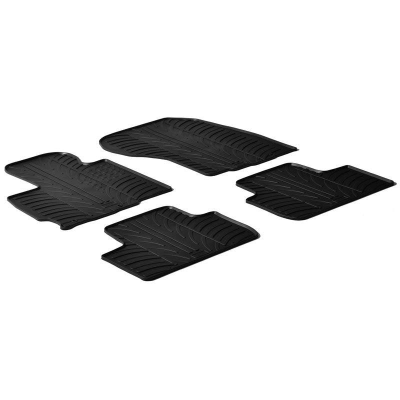 Gledring, Kumimatot, sopii Mitsubishi ASX 2009- / Citroën C4 Aircross (T-profiili 4-osainen + klipsit)