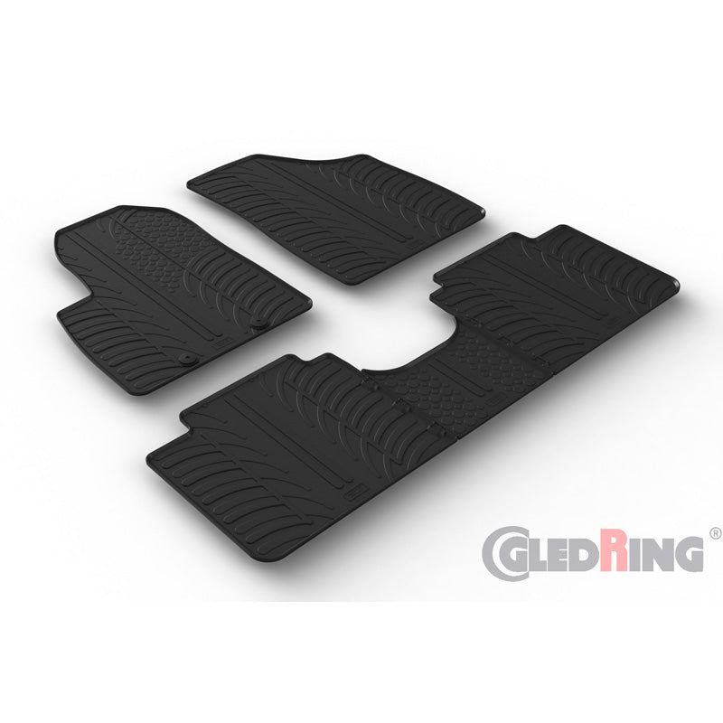 Gledring, kumimatot, sopii Forthing T5 Evo 2021- (T-profiili 5-osainen + klipsit)