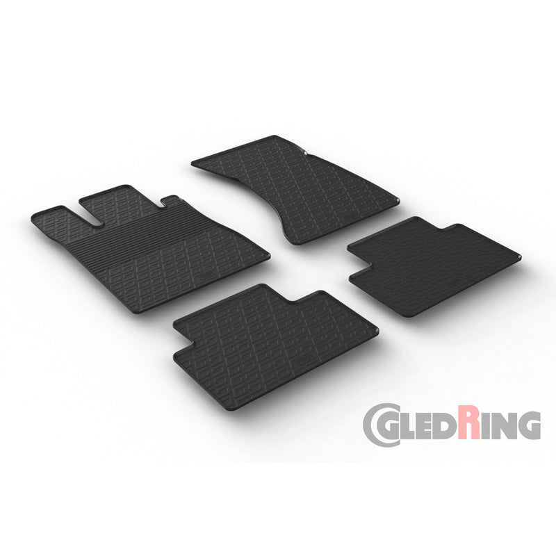 Gledring, kumimatot, sopii Mercedes S-Class W220 1998-2005 (G-profiili, 4 osaa)
