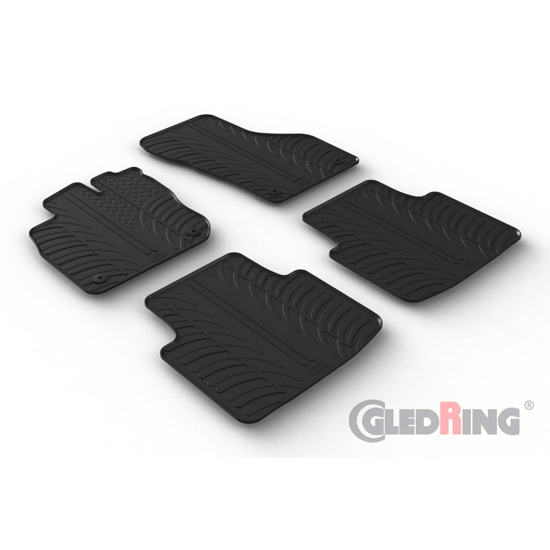 Gledring, kumimatot, sopii Volkswagen Passat (CJ5) Variant 2023- (T-profiili 4 osaa + klipsit)