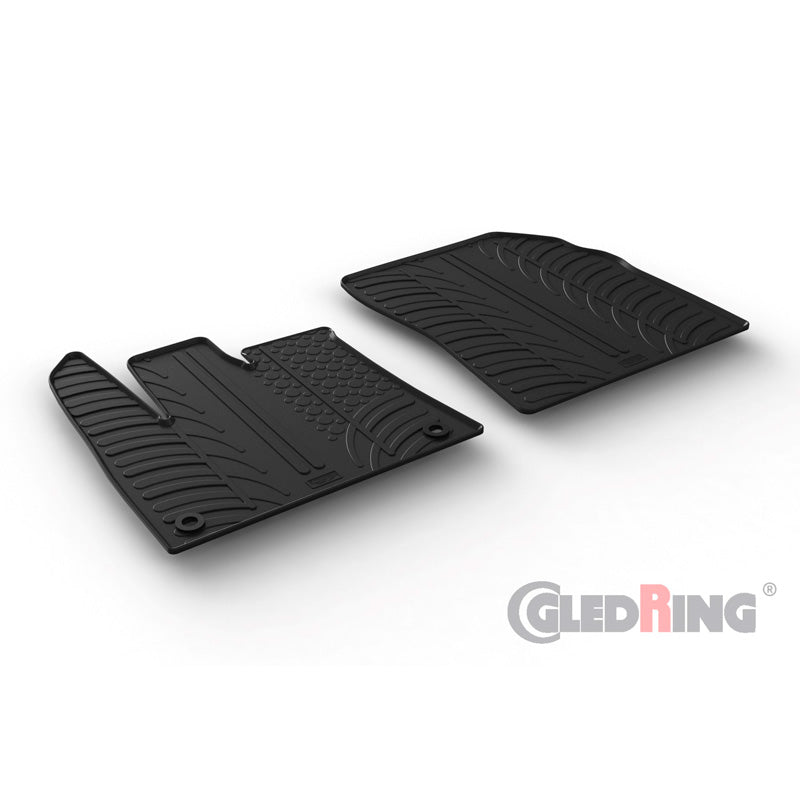 Gledring, Gummimattor, Passar för Citroën Berlingo / Opel Combo E / Peugeot Partner Cargo / Toyota Proace City 9/2019- (T-profil 2 delar + oval klämma)