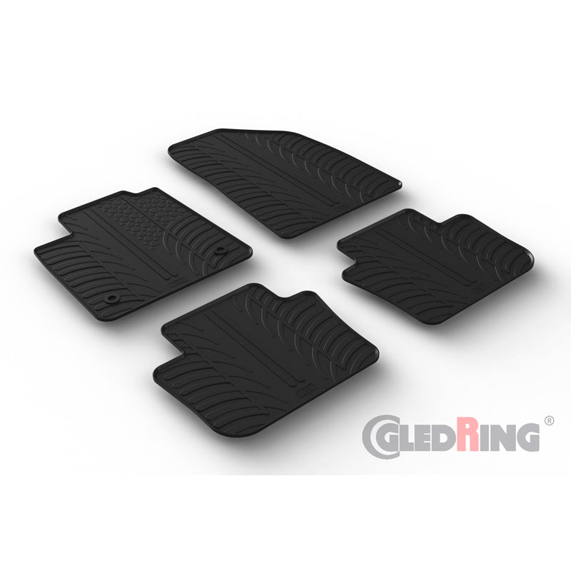 Gledring, kumimatot, sopii MG 4 (EV) 2022- (T-profiili 4 osaa)