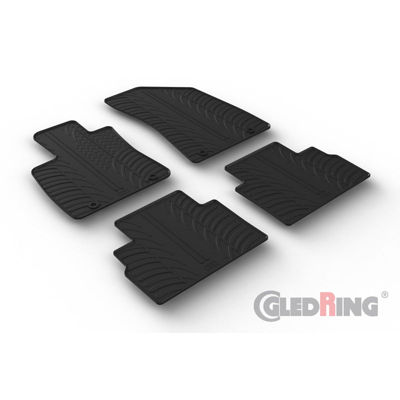 Gledring, kumimatot, sopii MG ZS (EV) 2019- (T-profiili 4 osaa)
