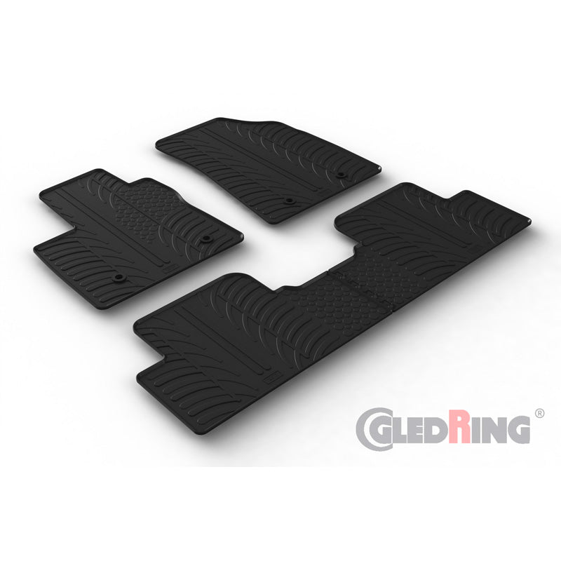 Gledring, kumimatot, sopii MG 5 (EV) SW 2020- (T-profiili 4 osaa + klipsit)