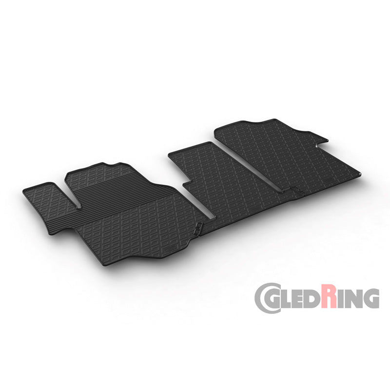 Gledring, kumimatot, sopii Volkswagen Crafter 2017- & MAN TGE 2017- (G-profiili, 3 osaa)