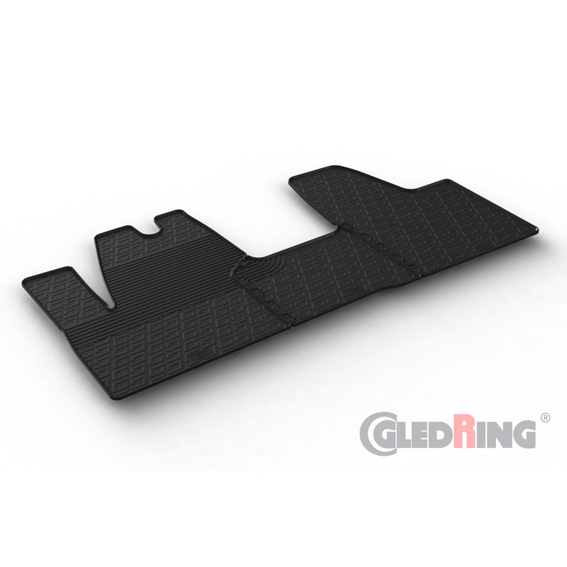 Gledring, kumimatot, sopii Maxus eDeliver 3 (ev-30) 2020- (G-profiili 3 osaa + klipsit)