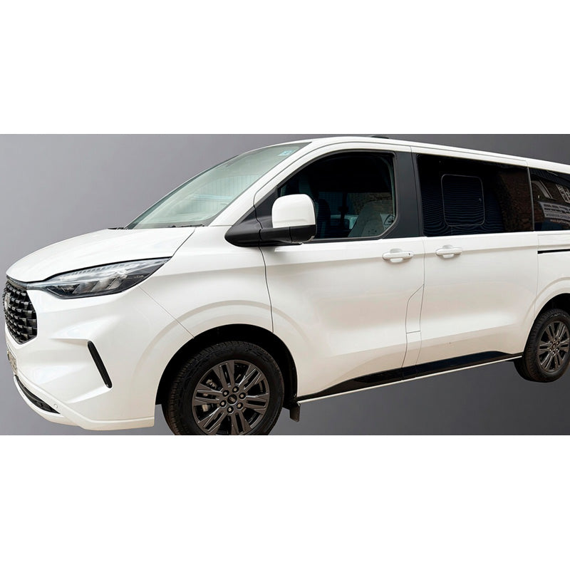 RGM, Karosslistskydd, blank svart, passar till Volkswagen Transporter T7 (2024-) & Ford Transit/Tourneo Custom (2023-) kort hjulbas utan skärmbreddare