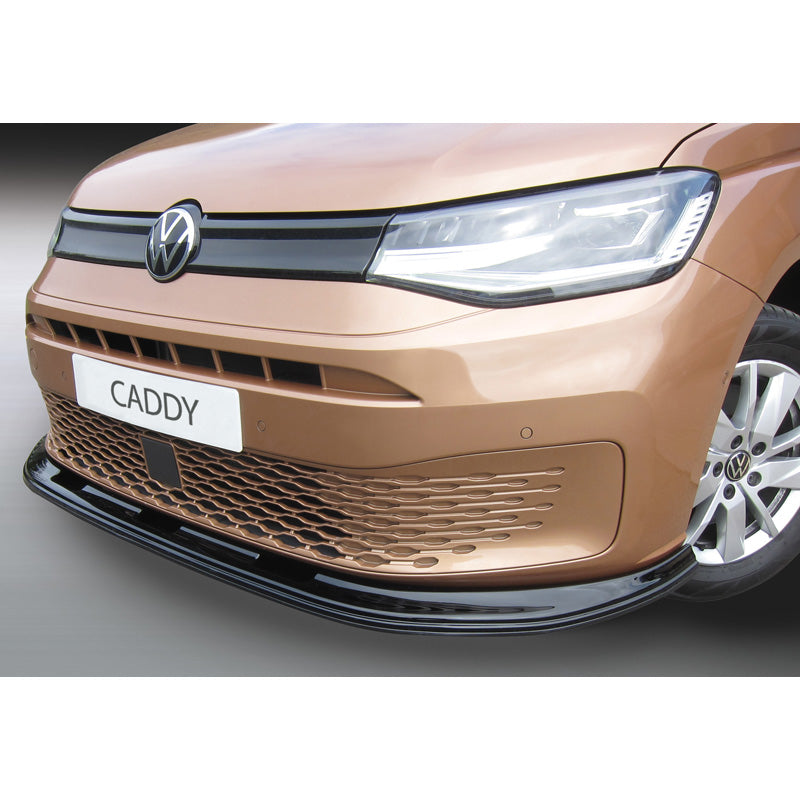 RGM, etuspoilerin lipa, sopii Volkswagen Caddy V Box/MPV 2020- musta