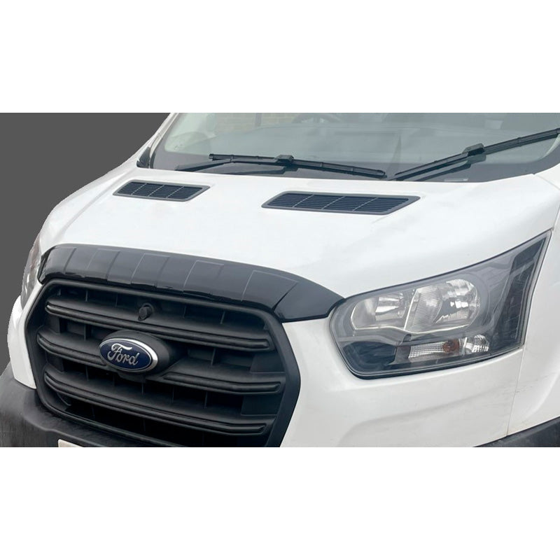 RGM, motorhuvsskydd, passar till Ford Transit IV Facelift 2020- Glanssvart