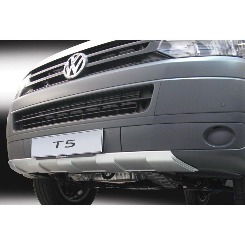 RGM, etuspoileri 'Skid-Plate', sopii Volkswagen Transporter T5 Facelift 2010-2015 - hopea (ABS)