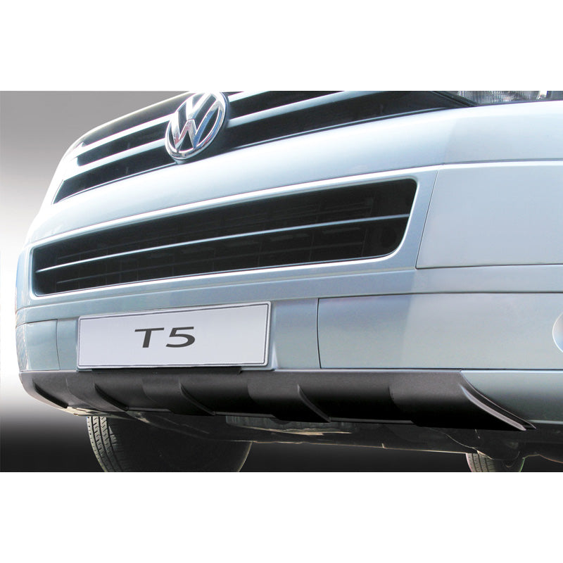 RGM, etuspoileri 'Skid-Plate', sopii Volkswagen Transporter T5 Facelift 2010-2015 - musta (ABS)