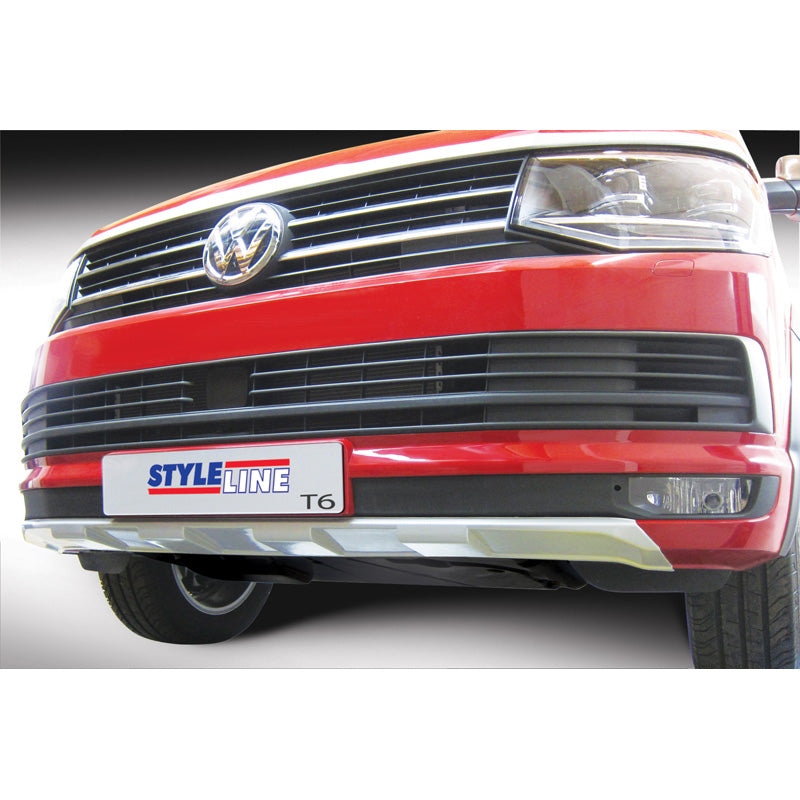 RGM, etuspoileri 'Skid-Plate', sopii Volkswagen Transporter T6 2015-2020 Hopea