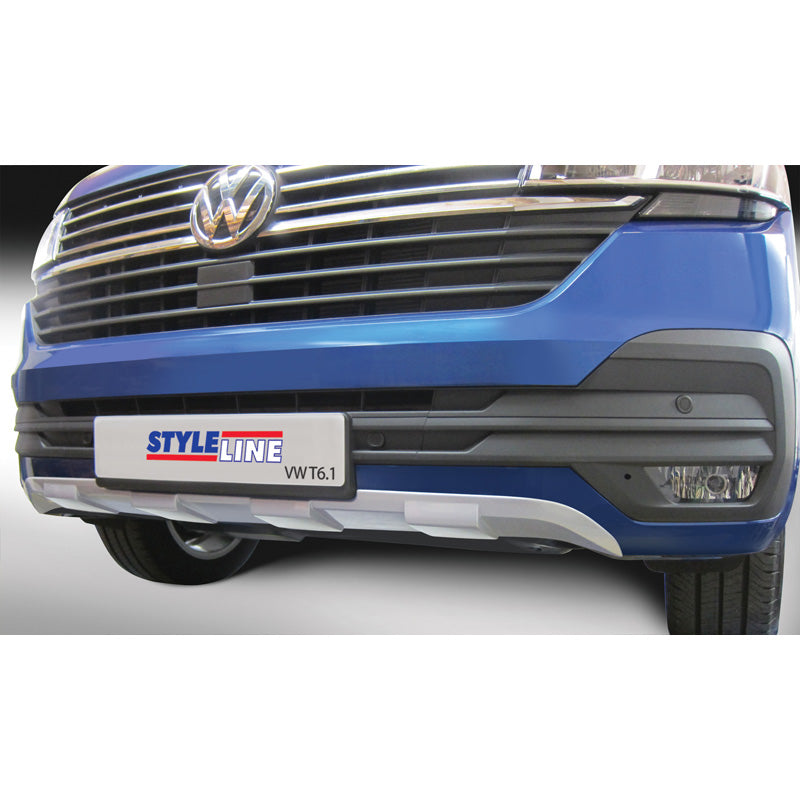 RGM, etuspoileri 'Skid-Plate', sopii Volkswagen Transporter T6.1 2020- Silver (ABS)