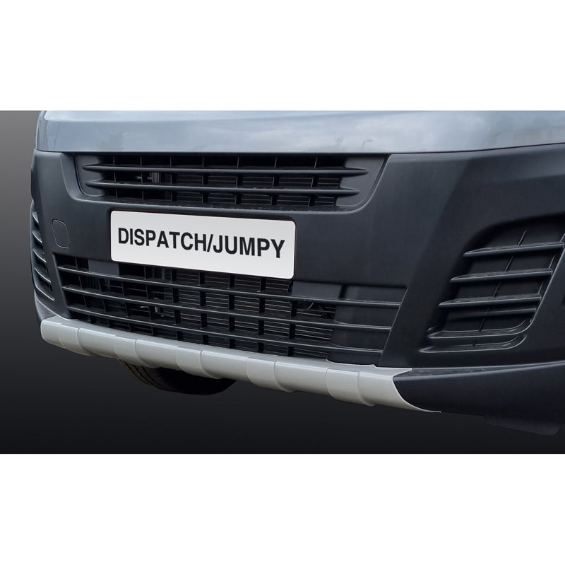 RGM, Frontspoiler 'Skid-Plate', passar till Citroën Jumpy/Peugeot Expert/Toyota Proace 2016-/Opel Vivaro 2019-/Fiat Scudo 2022- Silver (ABS)