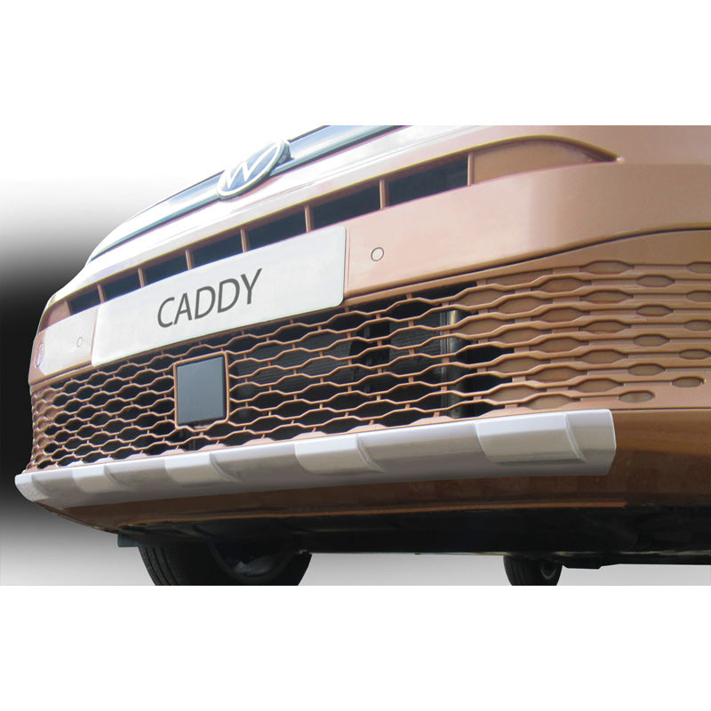RGM, etuspoileri 'Skid-Plate', sopii Volkswagen Caddy V Box/MPV 2020- Silver (ABS)