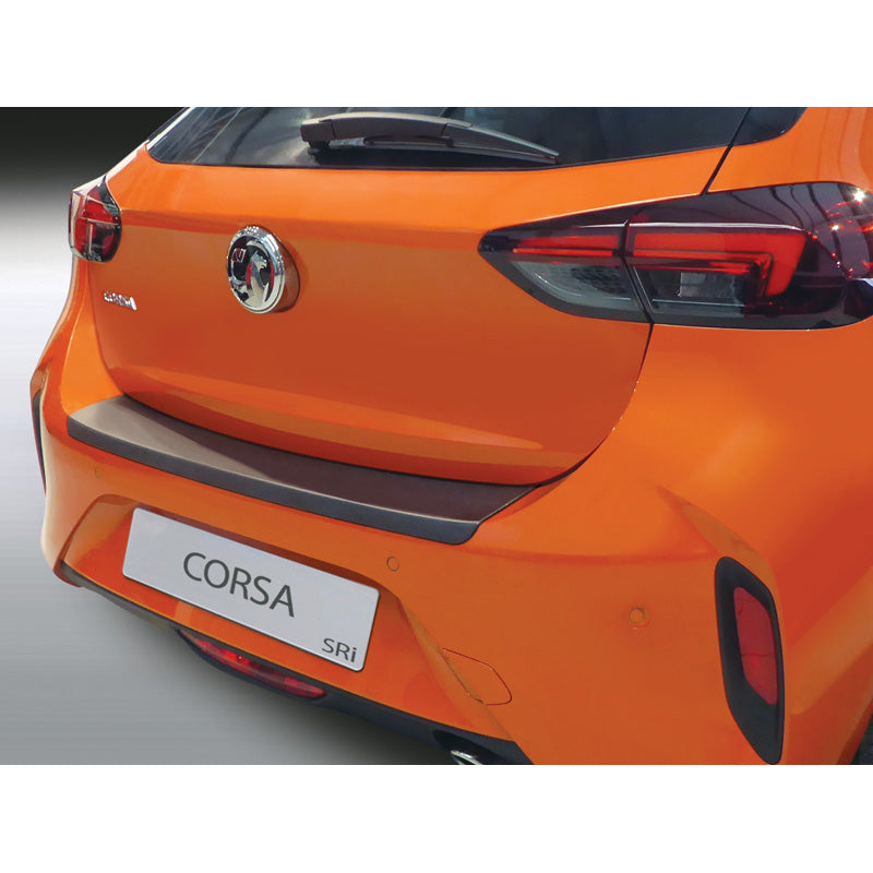 RGM, takapuskurin suoja, ABS-muovi, sopii Opel Corsa F GS-Line 5-ovinen 2019- musta