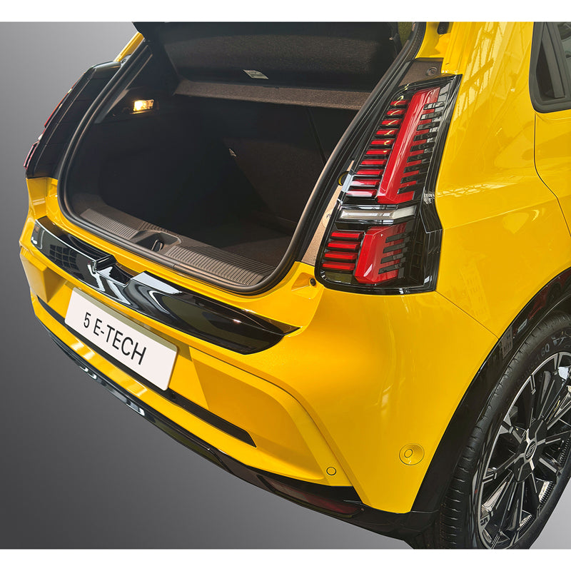 RGM, takapuskurin suoja, ABS, kiiltävä musta, sopii Renault 5 E-Tech (2024-)