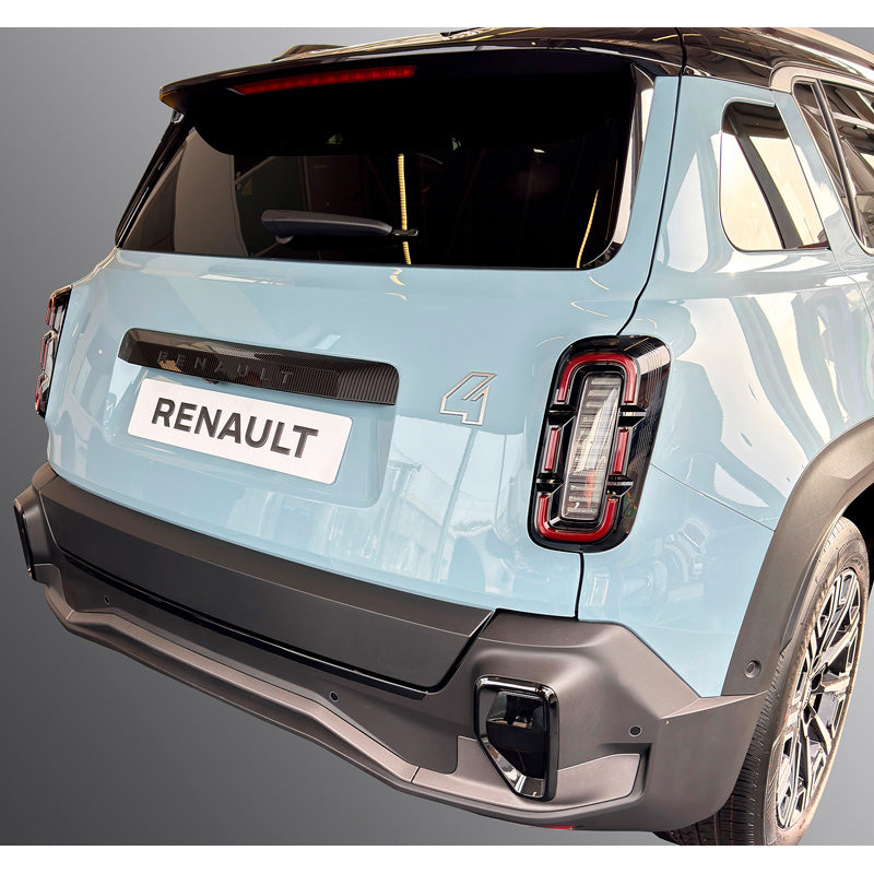 RGM, takapuskurin suoja, ABS, kiiltävä musta, sopii Renault 4 E-Tech (2025-)