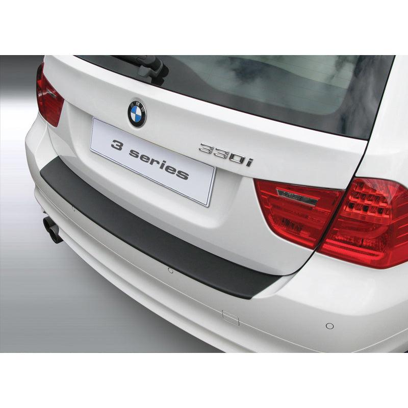 RGM, takapuskurin suoja, ABS-muovi, sopii BMW 3-Series E91 Touring 2008-2012, ei M, musta