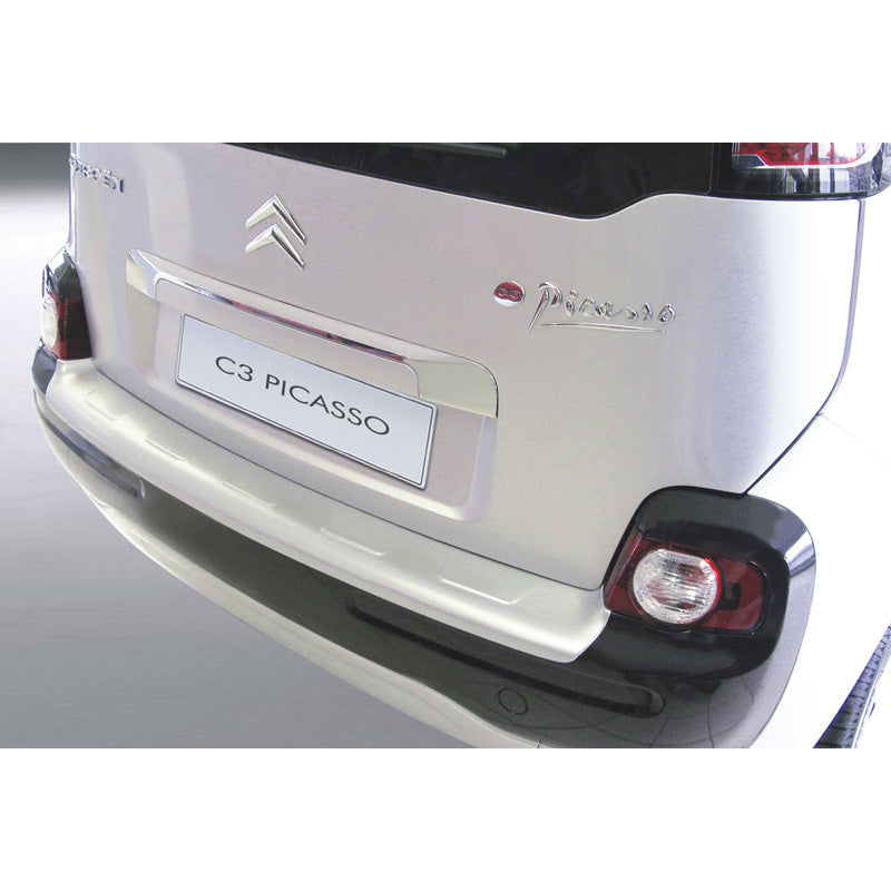 RGM, takapuskurin suoja, ABS-muovia, sopii Citroën C3 Picasso Silver