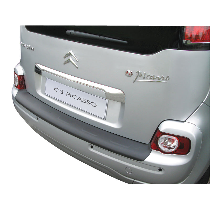 RGM, takapuskurin suoja, ABS-muovia, sopii Citroën C3 Picasso musta