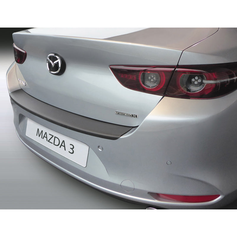 RGM, takapuskurin suoja, ABS-muovia, sopii Mazda 3 (BP) Sedan 2019- Musta