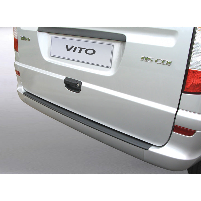 RGM, Bakre stötfångarskydd, ABS-plast, passar Mercedes Viano/Vito 2003-2014 Svart