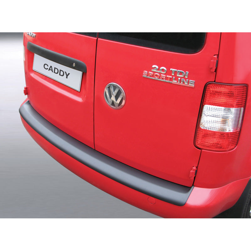 RGM, takapuskurin suoja, ABS-muovi, sopii Volkswagen Caddy II 2004-2015 (maalatuille puskureille) Musta
