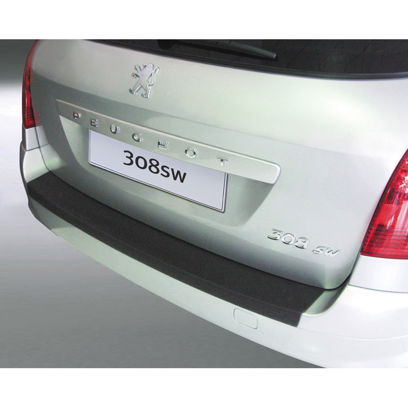 RGM, takapuskurin suoja, ABS-muovi, sopii Peugeot 308 SW 08-13 musta
