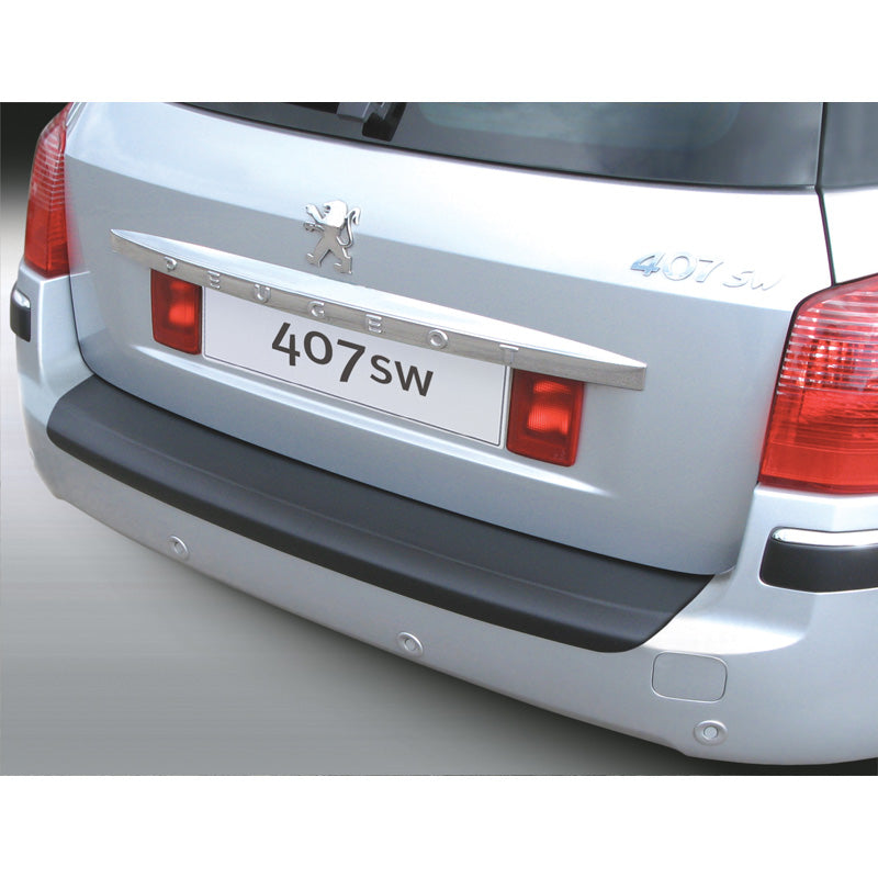 RGM, takapuskurin suoja, ABS-muovia, sopii Peugeot 407 SW -2009 musta
