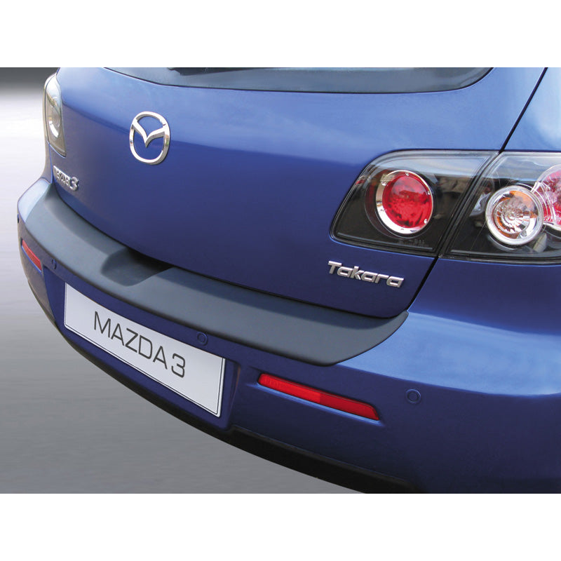 RGM, takapuskurin suoja, ABS-muovi, sopii Mazda 3 HB 5 doors 2006-2009 excl. Sport musta