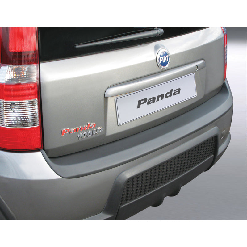 RGM, takapuskurin suoja, ABS-muovia, sopii Fiat Panda 100HP 3 doors 2006-2012 Musta