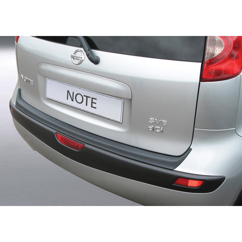 RGM, takapuskurin suoja, ABS-muovia, sopii Nissan Note 2006-2013 Musta