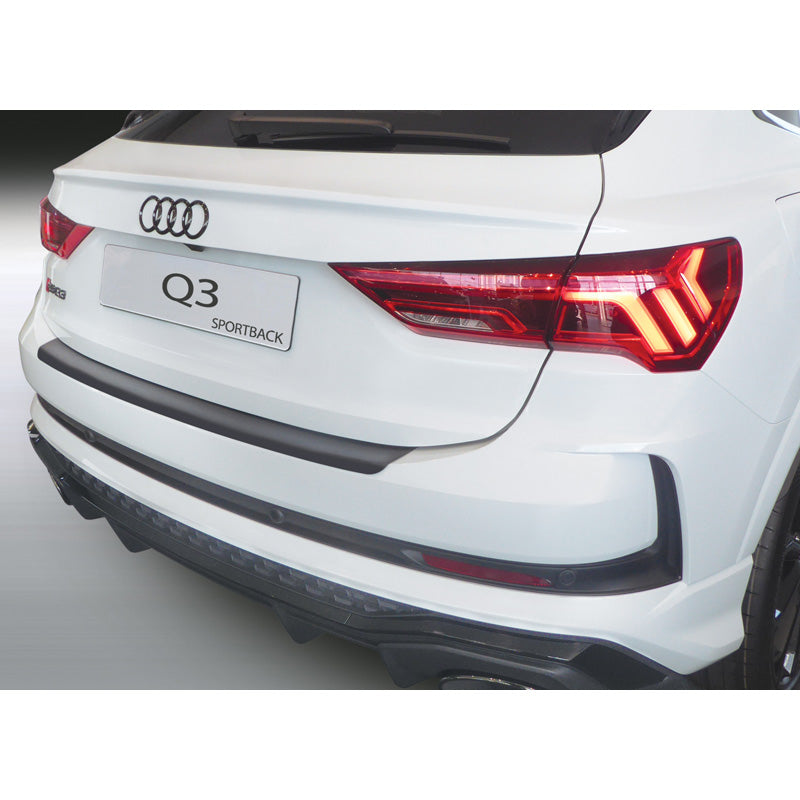 RGM, takapuskurinsuoja, ABS-muovia, sopii Audi Q3 (F3N) Sportback 2019- musta