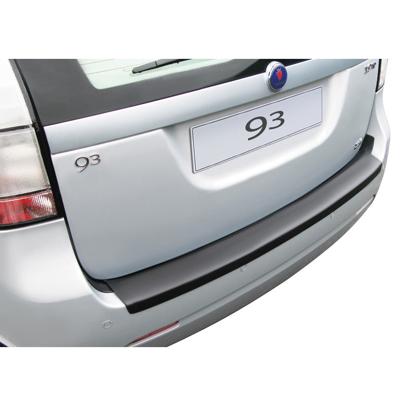 RGM, takapuskurin suoja, ABS-muovia, sopii Saab 9.3 farmari 2005- Musta