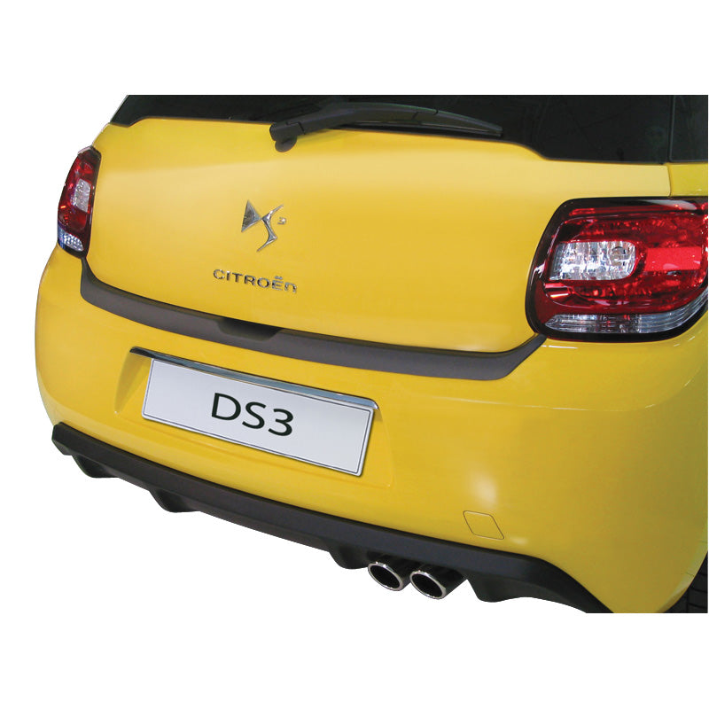 RGM, takapuskurin suoja, ABS-muovia, sopii Citroën DS3 2010-2019 musta