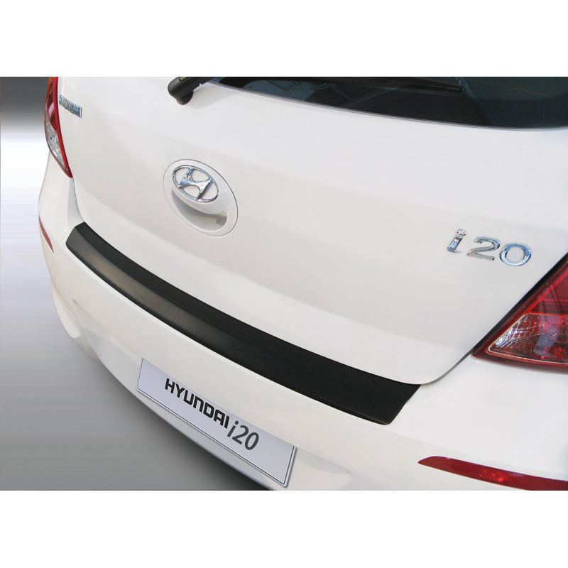 RGM, takapuskurin suoja, ABS-muovia, sopii Hyundai i20 3/5-ovinen 2012-2014 Musta