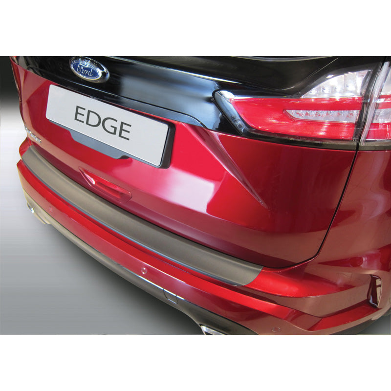 RGM, takapuskurin suoja, ABS-muovia, sopii Ford Edge 10/2018- Musta