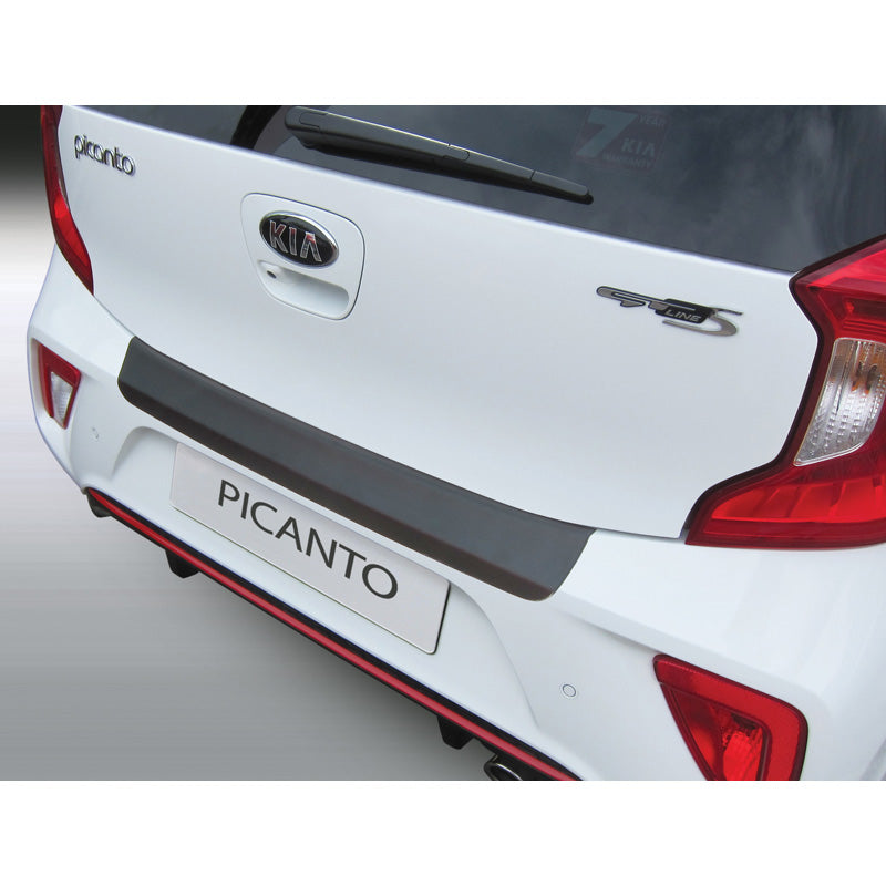 RGM, takapuskurin suoja, ABS-muovi, sopii Kia Picanto 5/2017- musta
