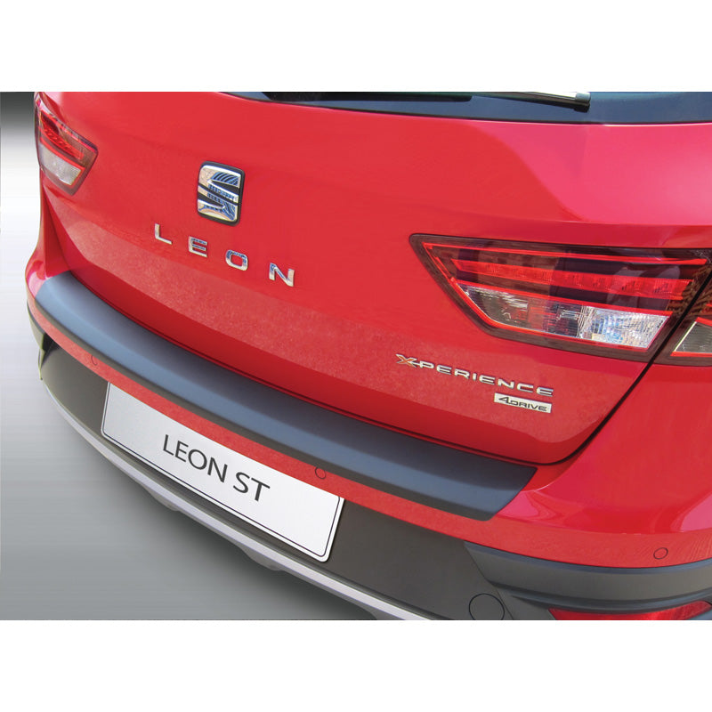 RGM, Bakre stötfångarskydd, ABS, Svart, Passar till Seat Leon (5F) ST S/SE/FR/X-Perience/Cupra 2013-2016