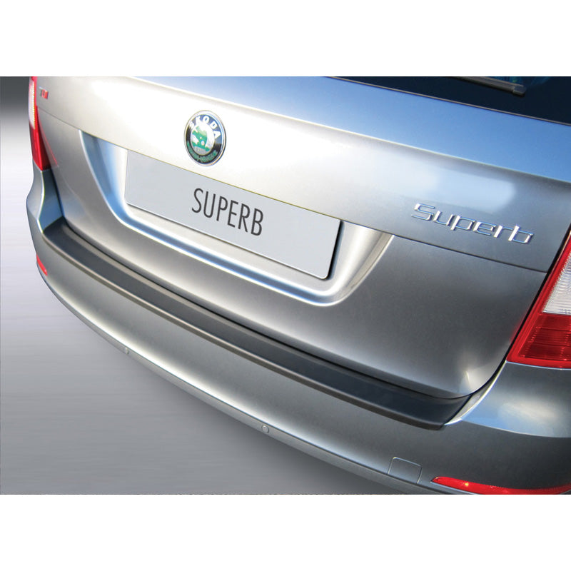 RGM, takapuskurin suoja, ABS-muovia, sopii Skoda Superb Combi 2013-2015 Musta