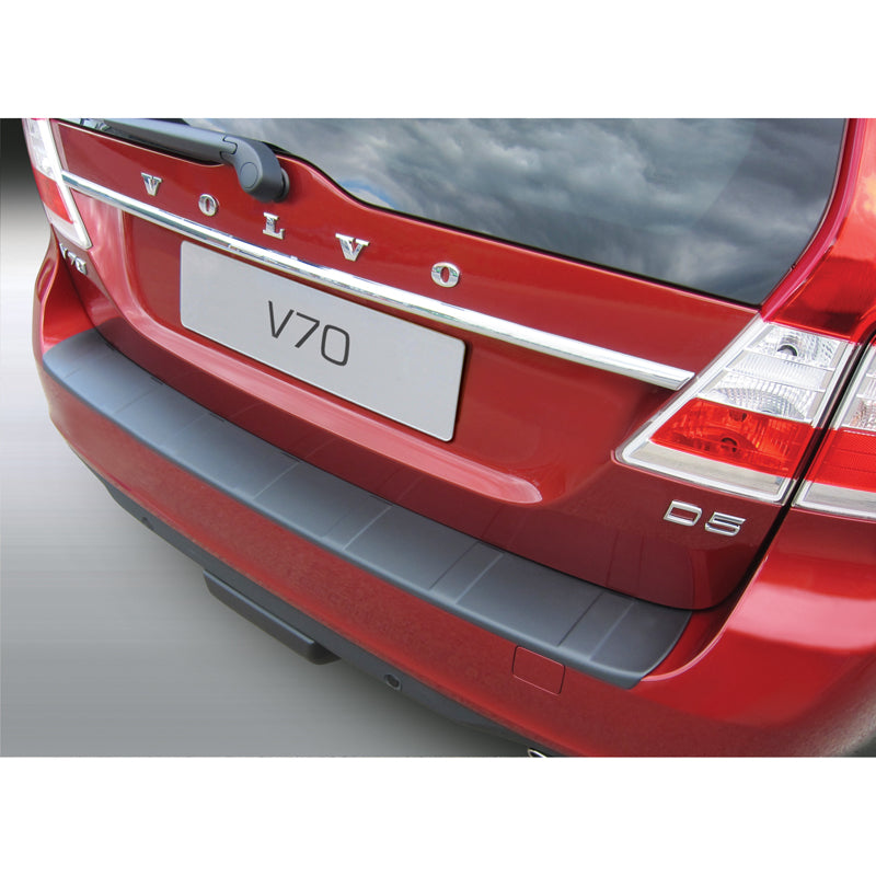 RGM, takapuskurin suoja, ABS-muovi, sopii Volvo V70 2013-2016 (poislukien XC70) 'Ribbed' musta