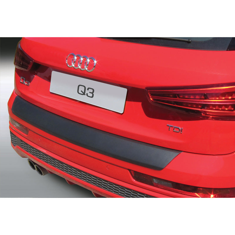RGM, takapuskurin suoja, ABS-muovia, sopii Audi Q3 & RSQ3 10/2011-10/2018 musta