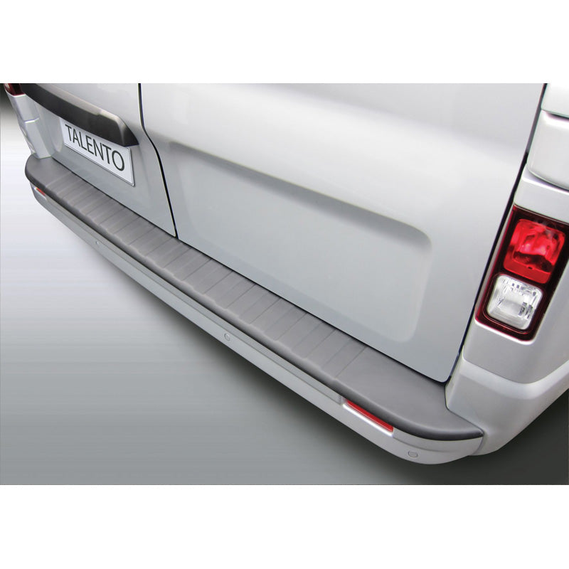 RGM, takapuskurin suoja, ABS-muovia, sopii Opel Vivaro 2014-2019 / Renault Trafic 2014- / Nissan NV300 2016- / Nissan Primastar 2022- / Fiat Talento 2016- musta 'uurrettu'