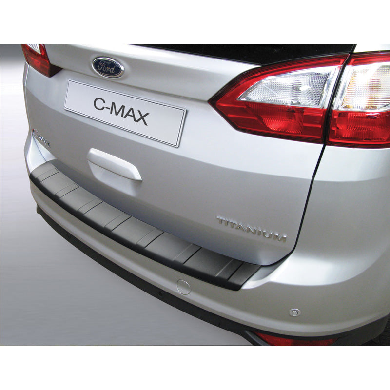 RGM, takapuskurin suoja, ABS-muovi, sopii Ford Grand C-Max 2010-2015 'uritettu' musta