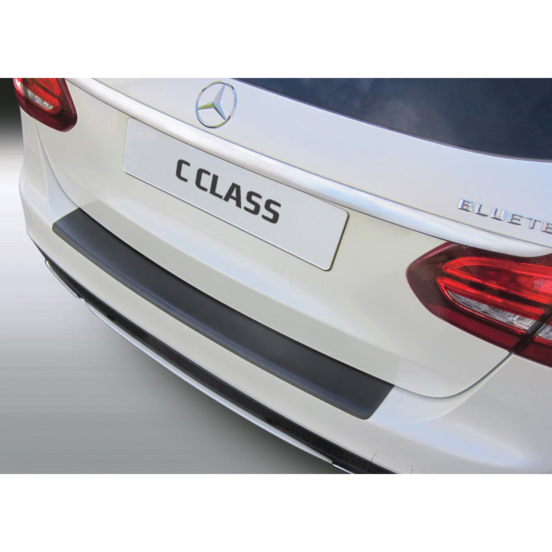 RGM, takapuskurin suoja, ABS-muovi, sopii Mercedes C-Class W205 farmari 6/2014-6/2021 musta