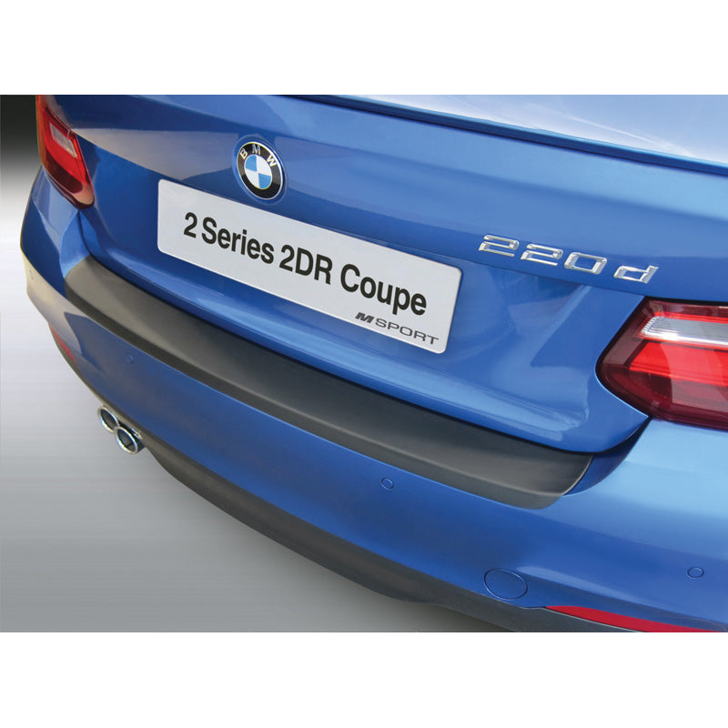 RGM, takapuskurin suoja, ABS-muovia, sopii BMW 2-Series F22 Coupe 'M-Sport' & M235i 4/2014- & Cabrio 3/2015- Black
