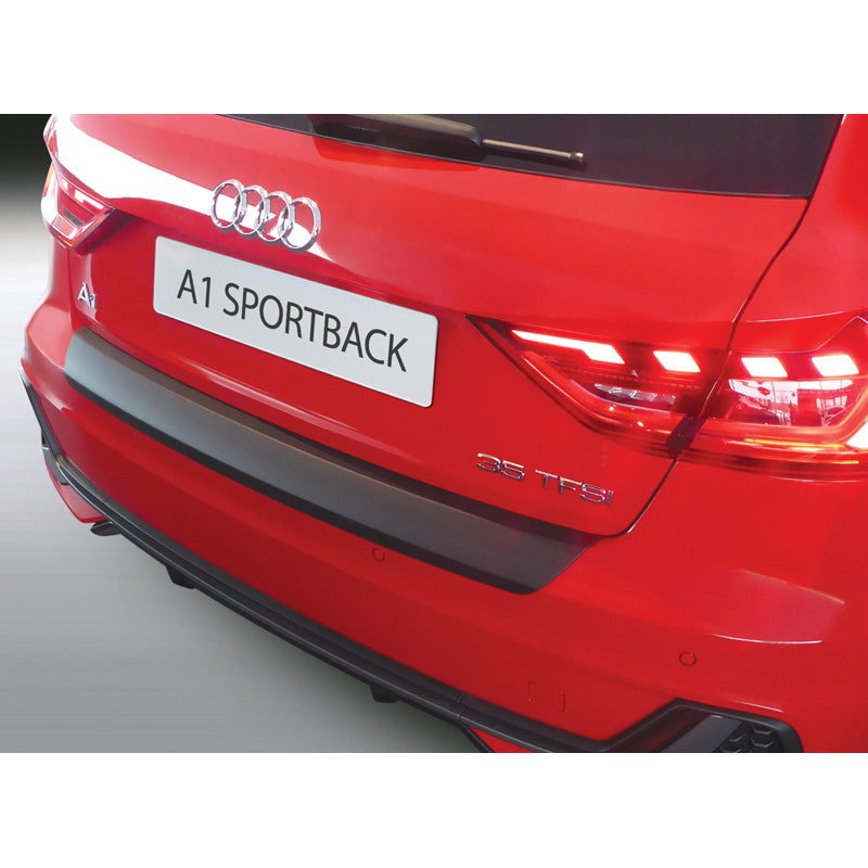 RGM, takapuskurin suoja, ABS-muovi, sopii Audi A1 (GB) Sportback S-Line 2018- musta
