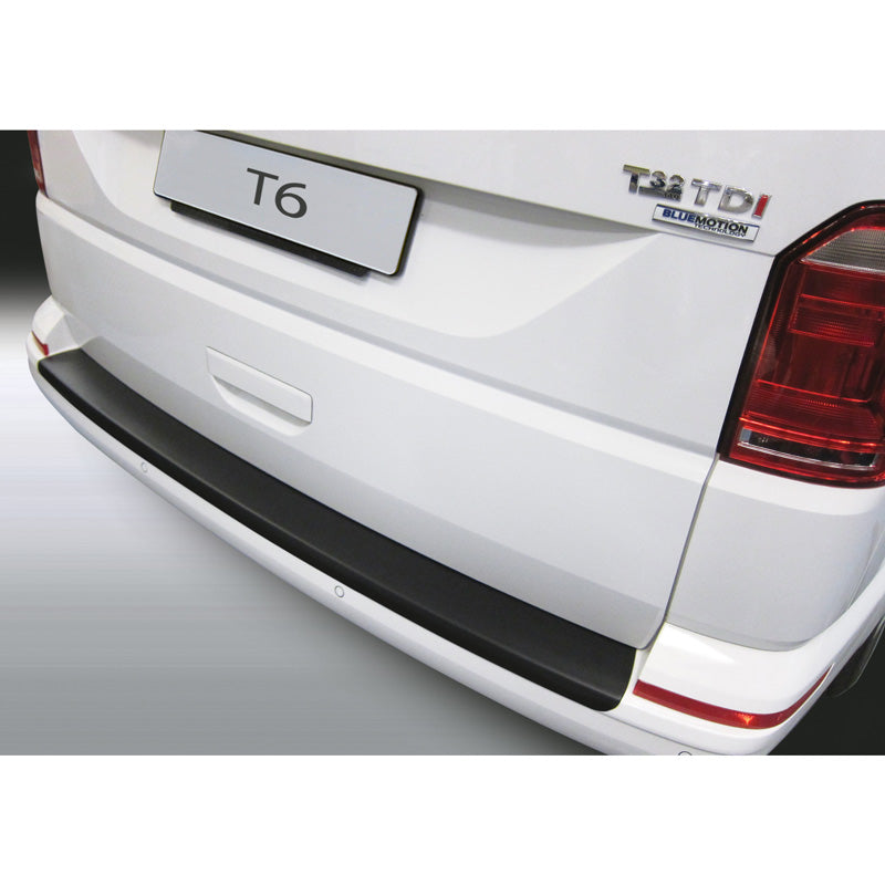 RGM, takapuskurin suoja, ABS-muovi, sopii Volkswagen Transporter T6 Caravelle/Multivan 9/2015- takaluukulla musta