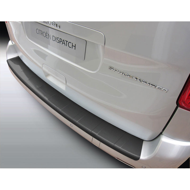 RGM, takapuskurin suoja, ABS, musta 'uritettu', sopii Citroën Jumpy, Peugeot Expert, Toyota Proace, Opel Vivaro, Fiat Scudo 2016-2022, 'Uurteet'